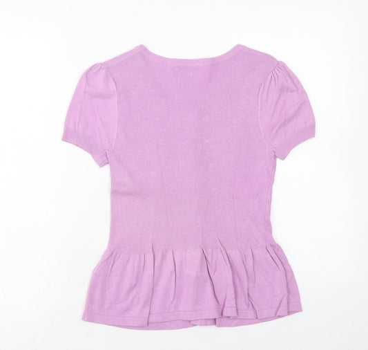 Womens UK Size 12 Marks and Spencer Pink Pullover Jumper