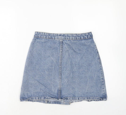 Womens UK Size 8 Denim & Co. A-Line Denim Skirt