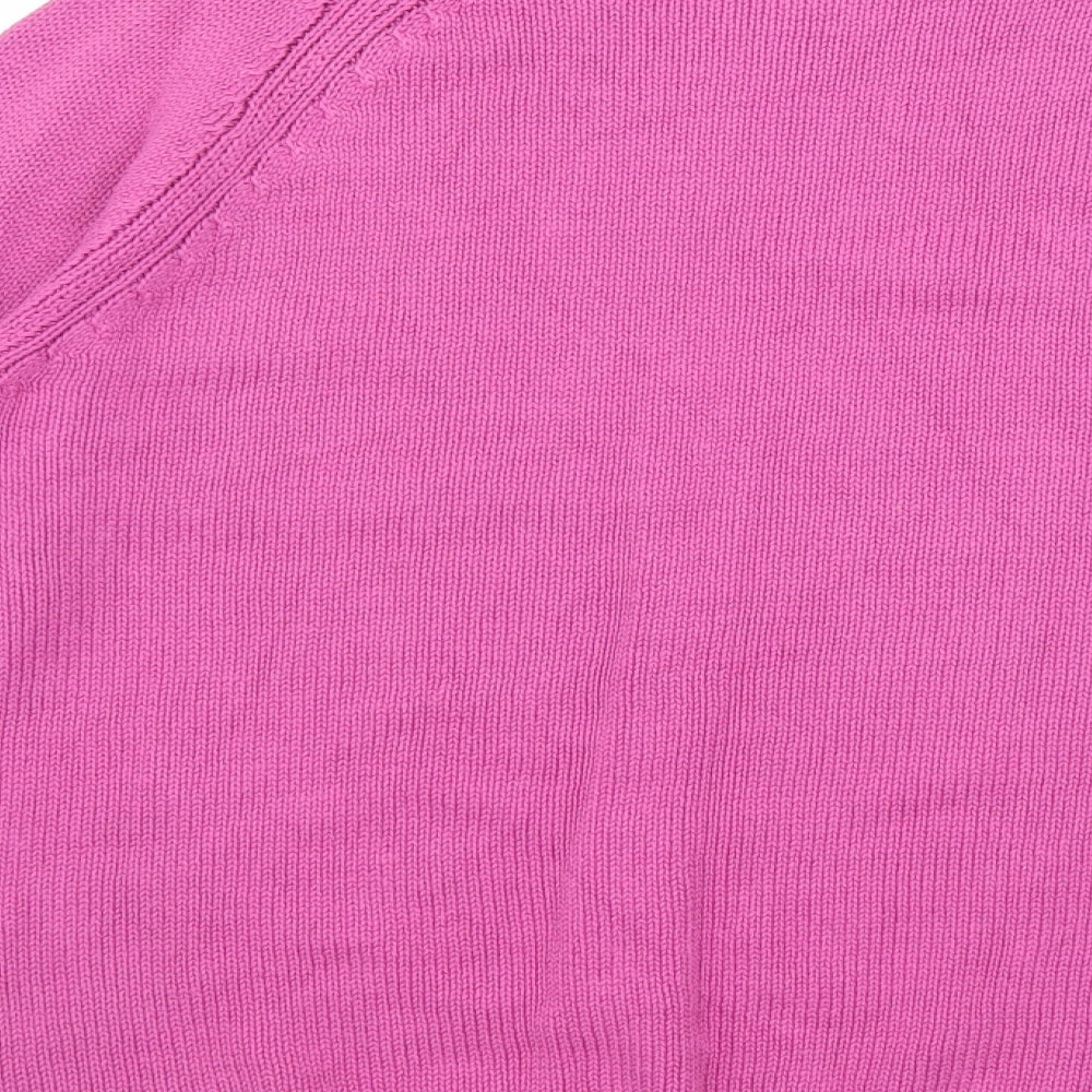 Womens UK Size 12 EWM Pink Pullover Jumper