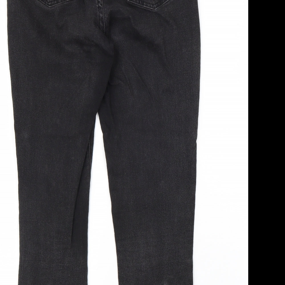 Cotton On Womens Black Cotton Skinny Jeans Size 10 L27 in Regular Zip