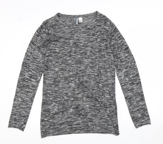 Womens UK Size S Divided Grey Basic Blouse