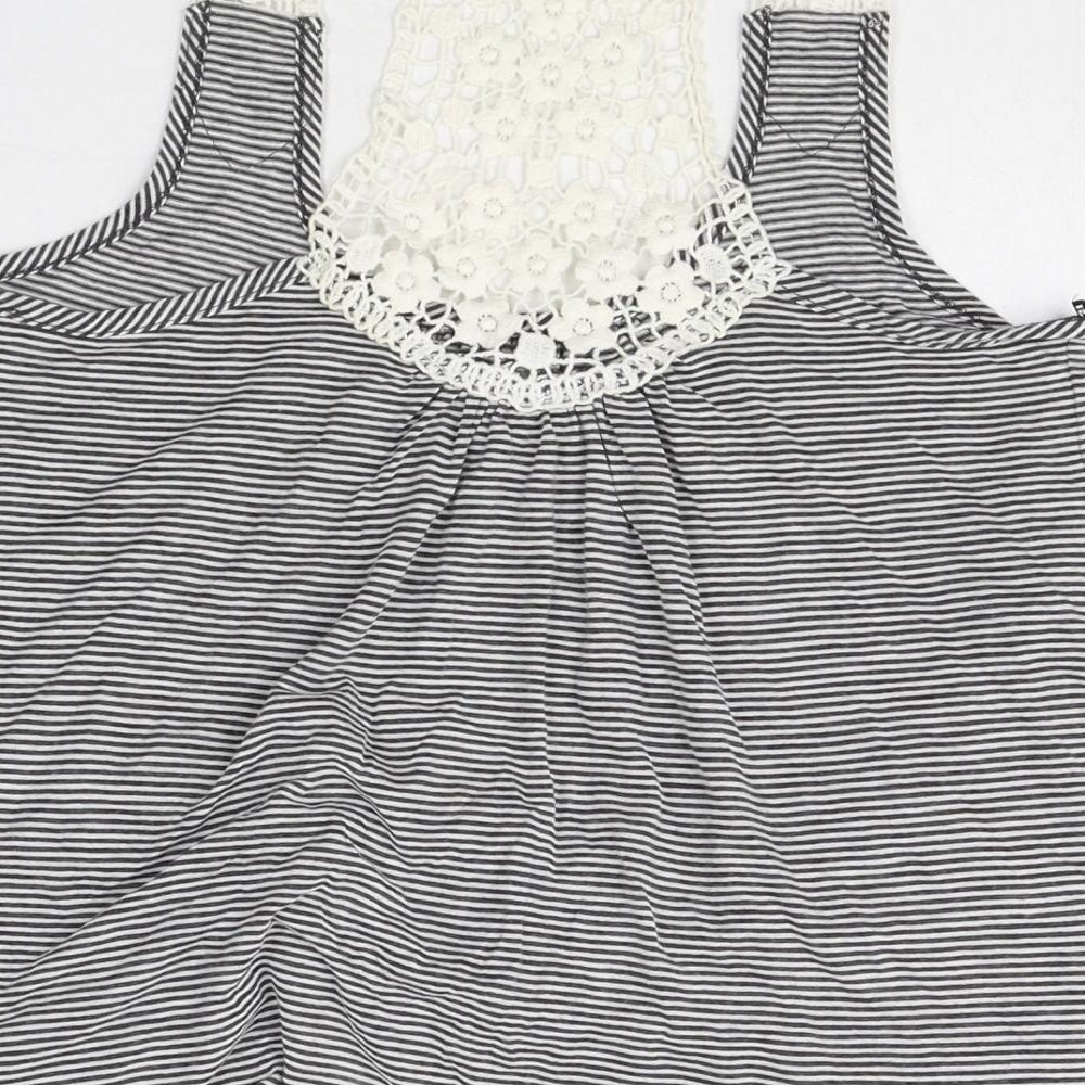 Womens UK Size S FOREVER 21 Multicoloured Basic Tank