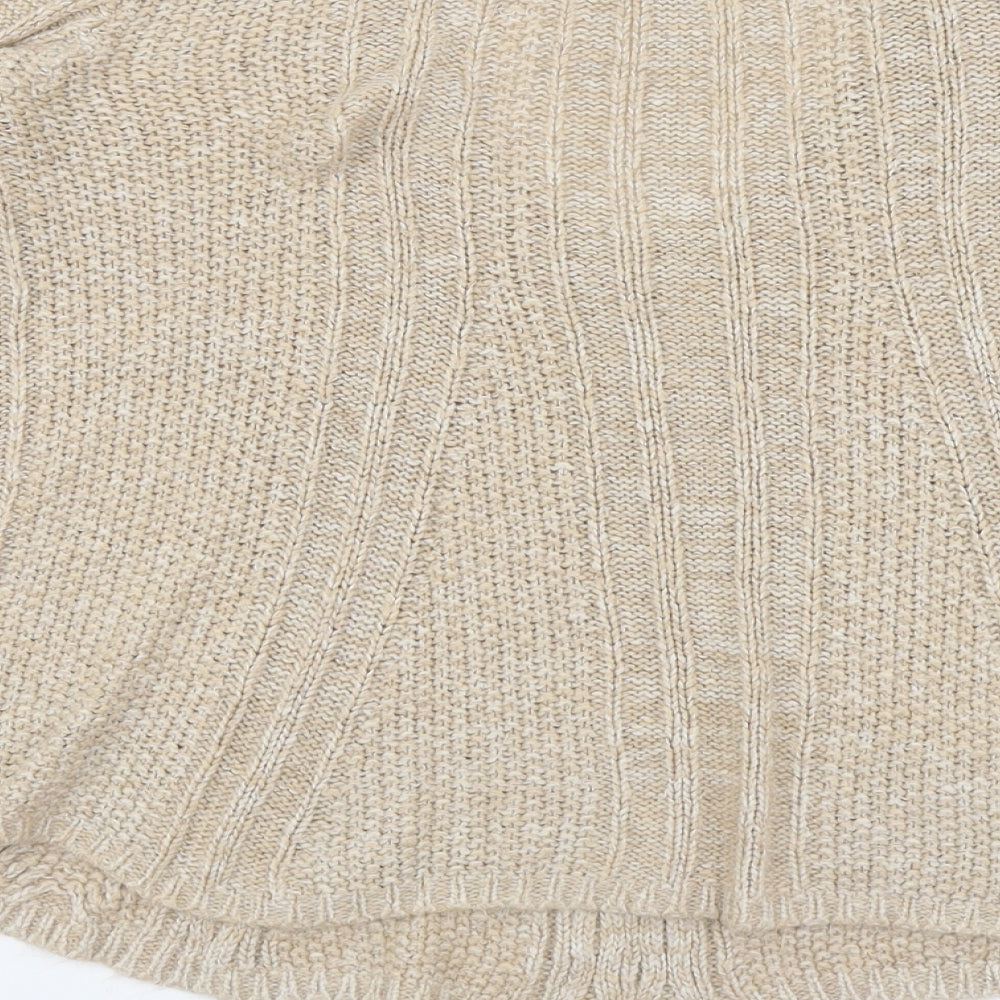 Womens UK Size S NEXT Beige Pullover Jumper