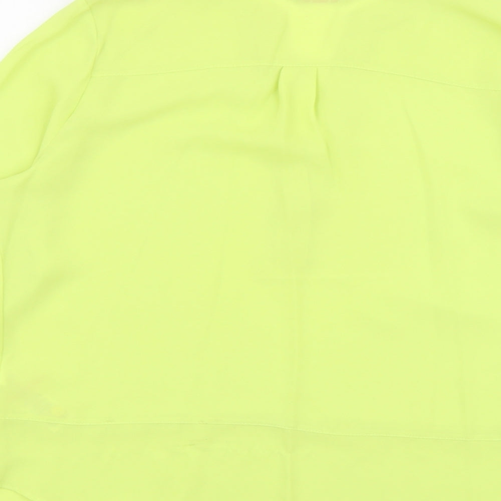 Womens UK Size 6 Dorothy Perkins Green Basic Blouse