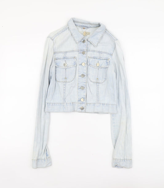 Womens UK Size 8 Topshop Blue Jacket