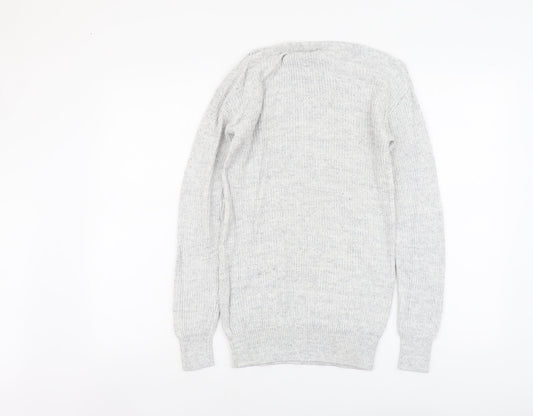 Womens UK Size 8 NEXT Grey Pullover Jumper