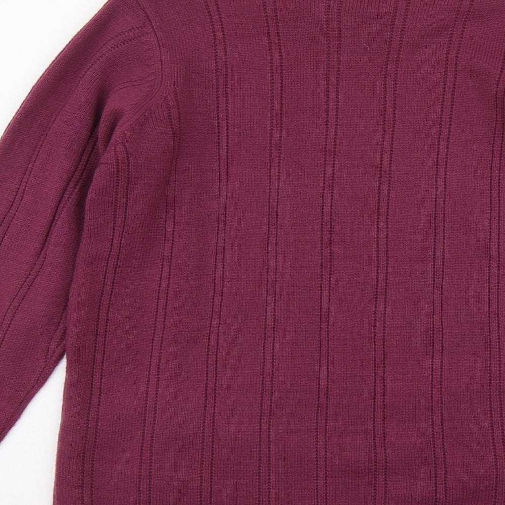 Womens UK Size 14 Charmance Purple Pullover Jumper
