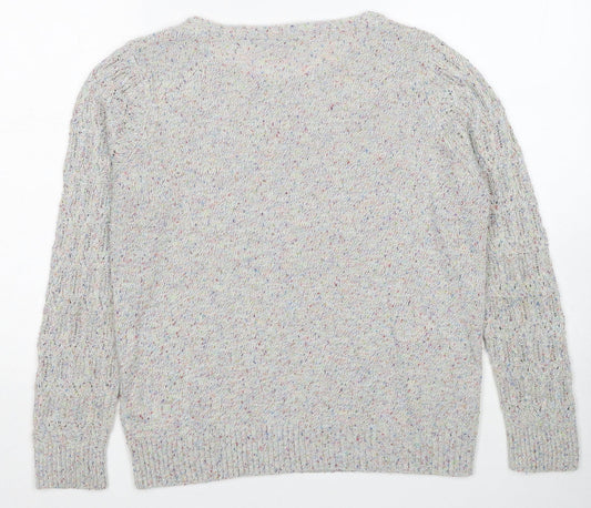 Womens UK Size 12 Marks and Spencer Grey Pullover Jumper