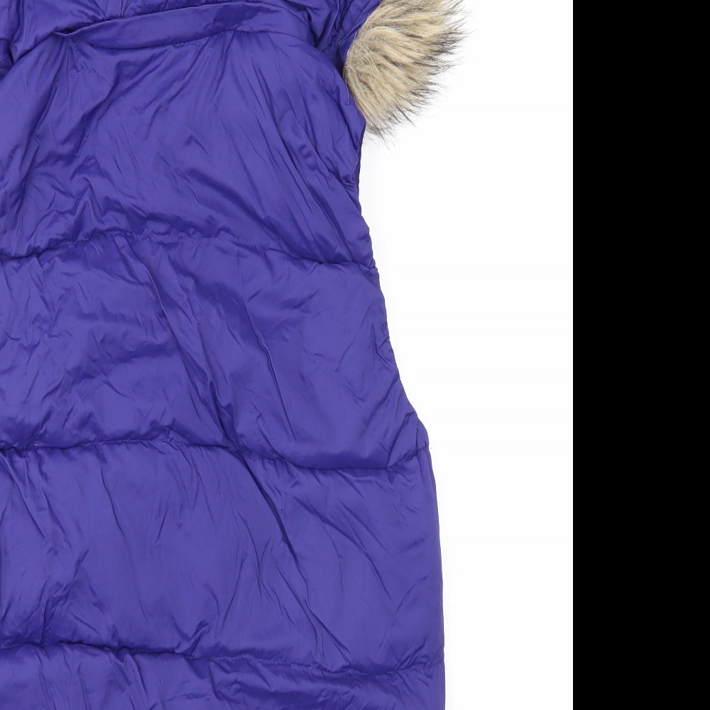 Gap Womens Blue Gilet Jacket Size XS Zip