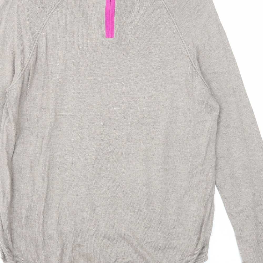 Womens UK Size 12 Marks and Spencer Brown Pullover Jumper