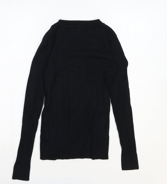 Womens UK Size 8 New Look Black Pullover Jumper