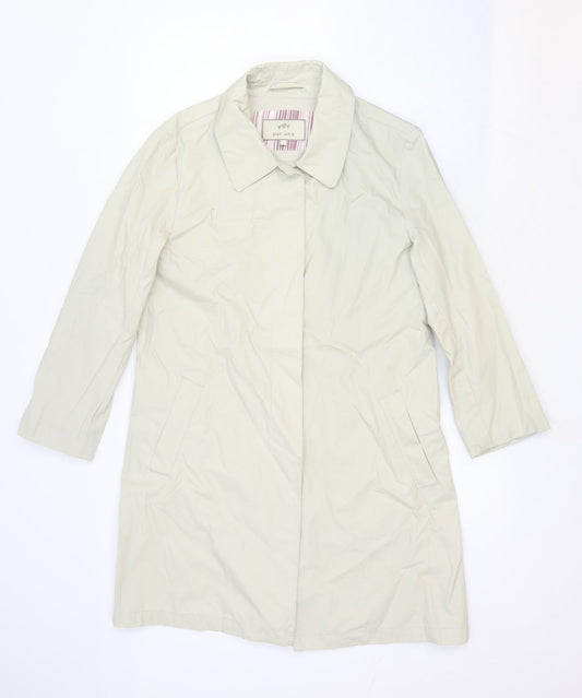 Womens UK Size S Per Una Beige Overcoat