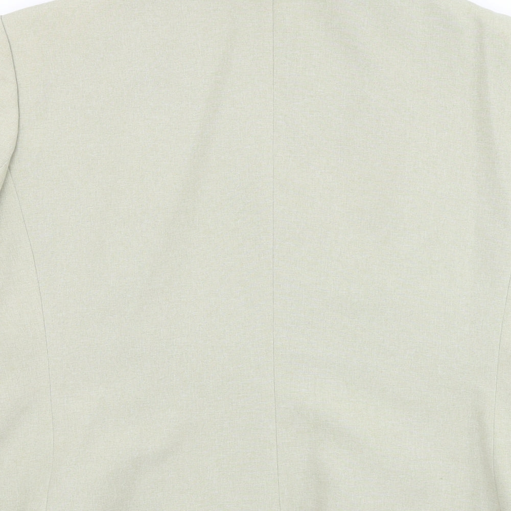 BHS Womens Beige Polyester Jacket Blazer Size 20