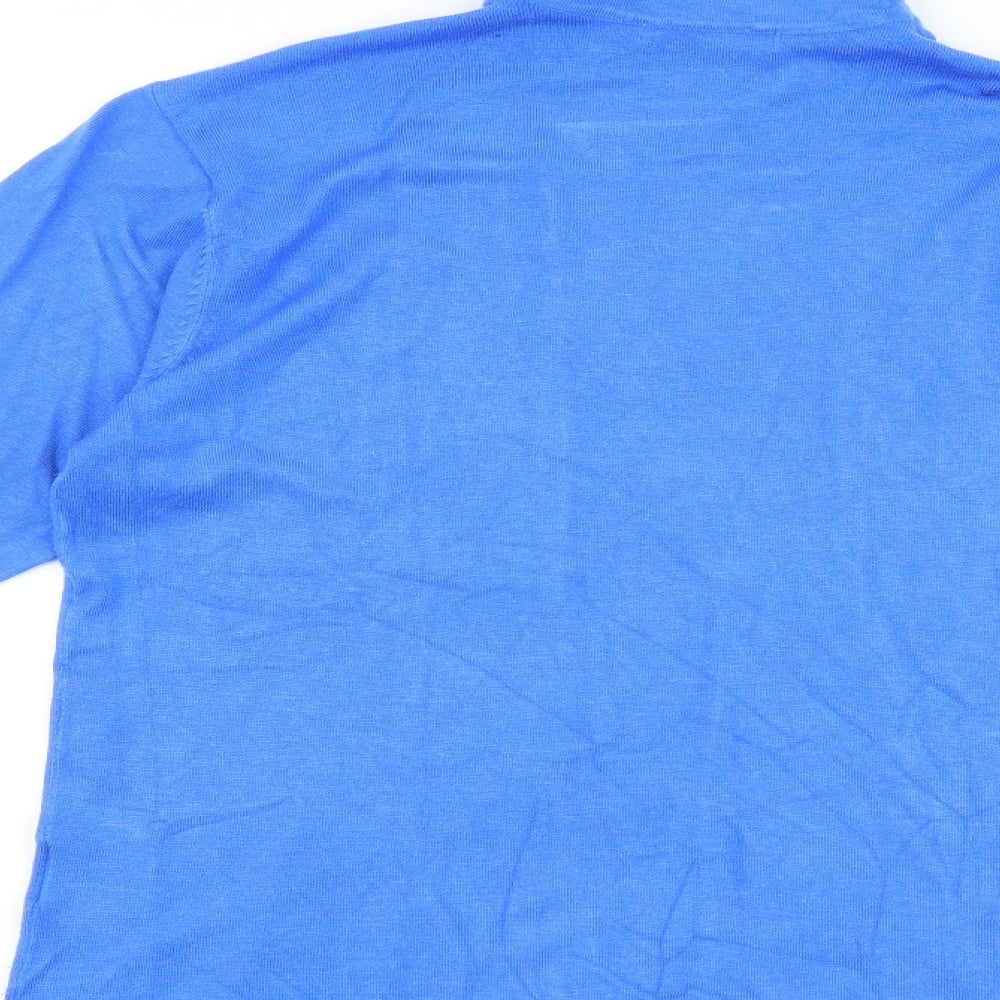 Womens UK Size 16 Emreco Blue Pullover Jumper