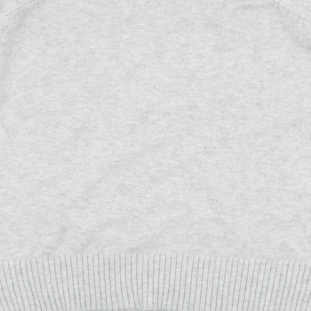 Womens UK Size M Papaya Grey Pullover Jumper