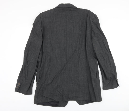 Mens UK Size 38 Ciro Citterio Regular Grey Suit Jacket