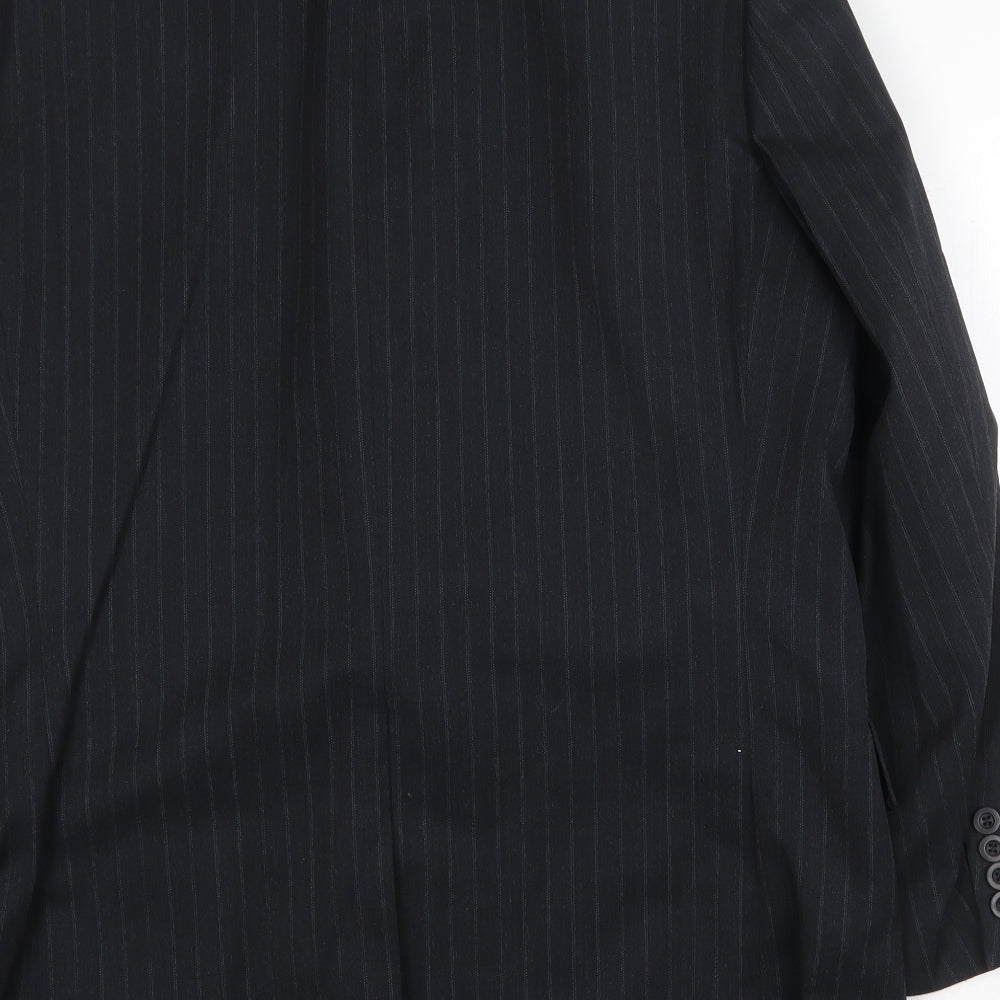 Mens UK Size 40 Daniel Grahame Regular Black Suit Jacket