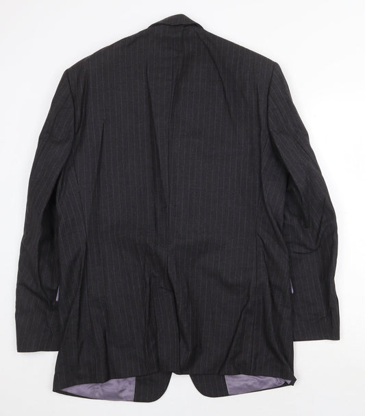 Mens UK Size 40 West Brook Regular Grey Suit Jacket