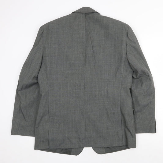 Mens UK Size 40 Chatsworth Regular Grey Suit Jacket