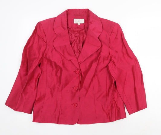 Womens UK Size 14 CC Red Jacket