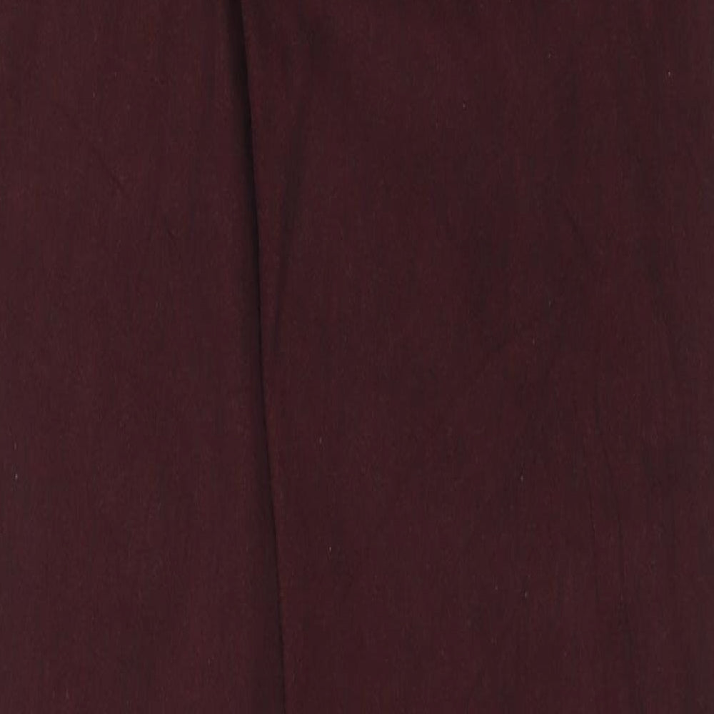 Womens UK Size 28 in Dr. Denim Regular Fit Straight Red Jeans