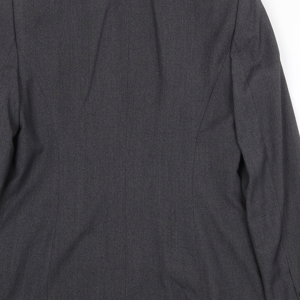 Womens UK Size 12 Marks and Spencer Regular Grey Blazer