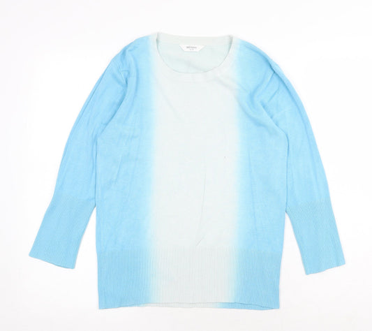 Womens UK Size 12 Editions Blue Pullover Jumper