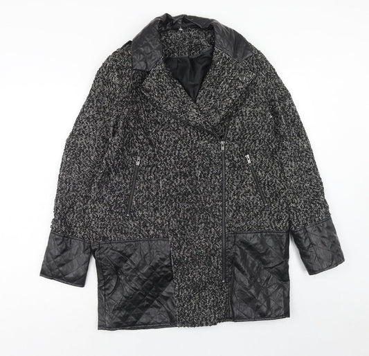 Womens UK Size 12 Atmosphere Black Overcoat