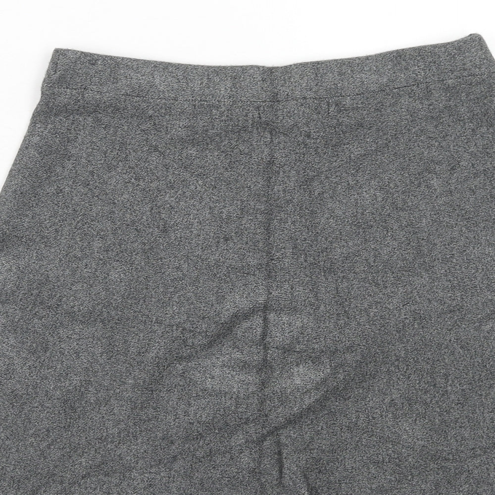 Atmosphere Womens Grey Viscose A-Line Skirt Size 8