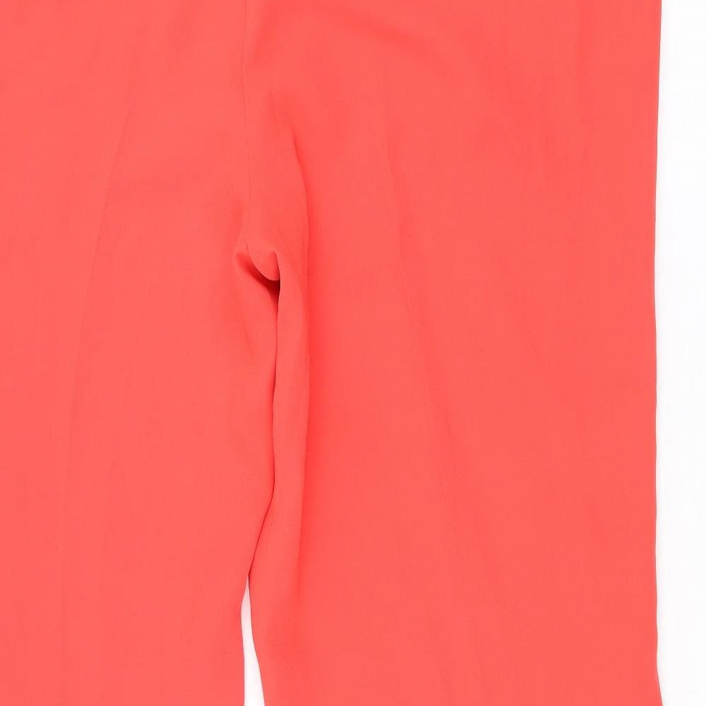 Savoir Womens Red Polyester Cropped Trousers Size 20 Regular