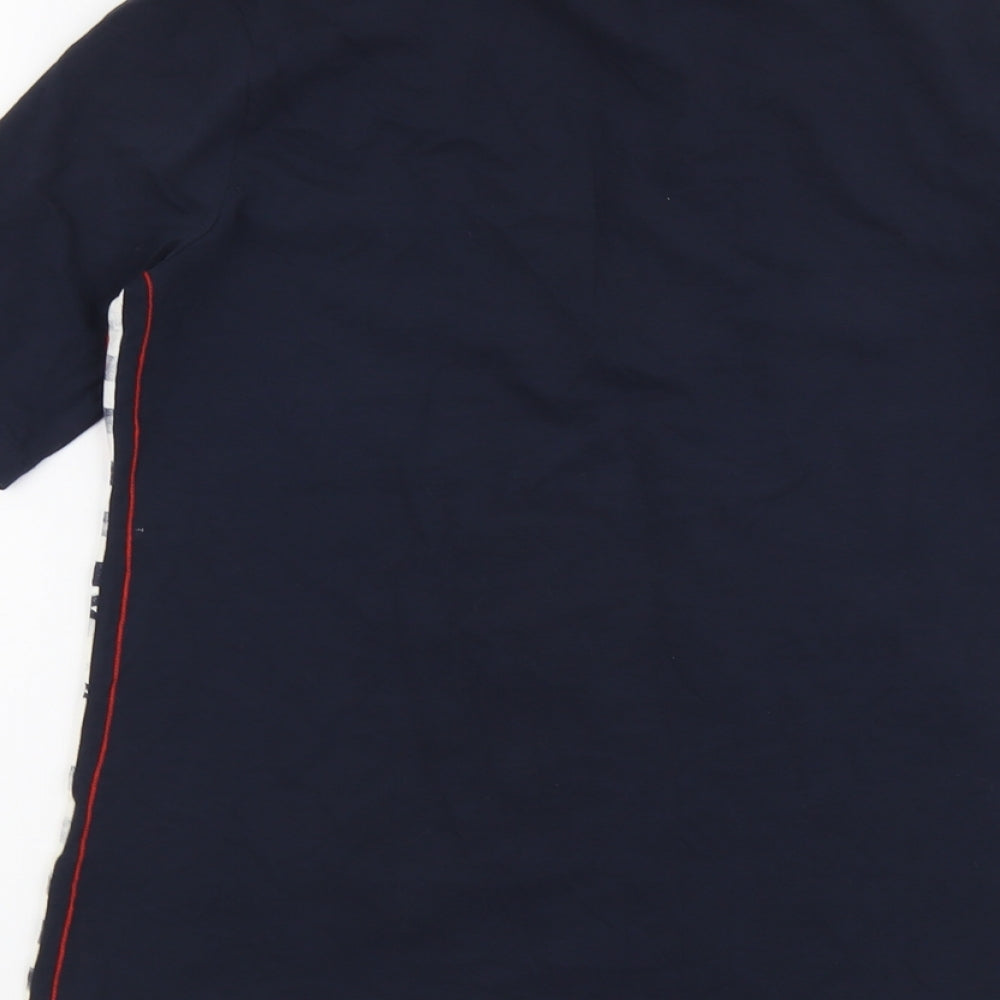 Womens UK Size 10 Via Appia Blue Basic T-Shirt
