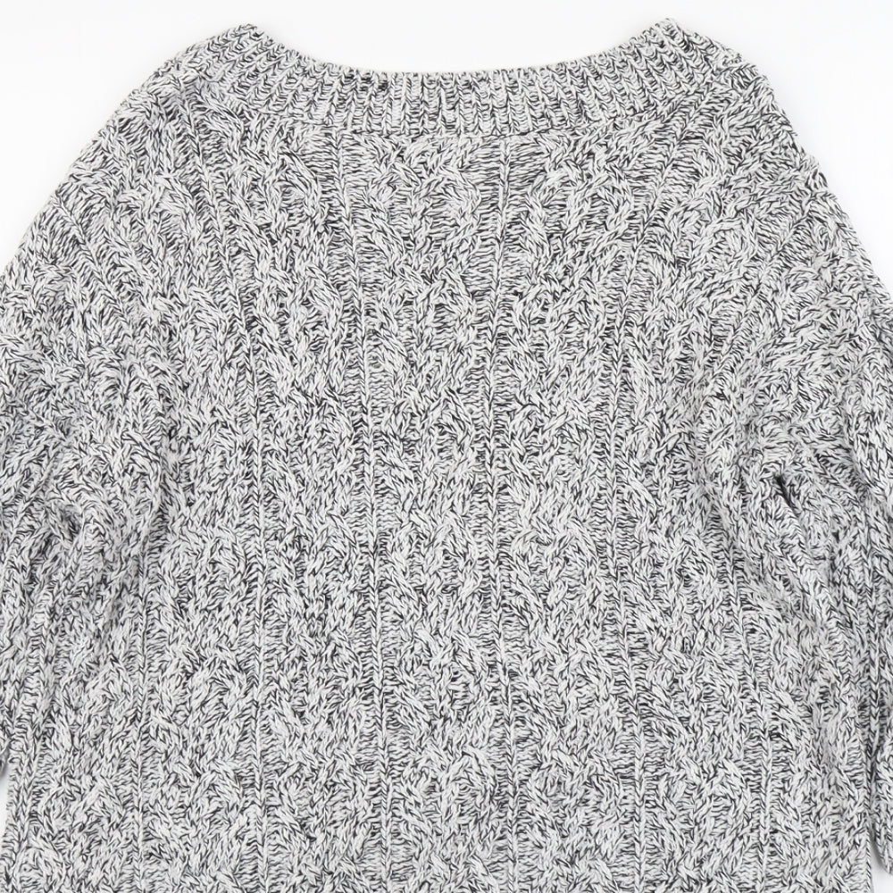 Womens UK Size S H&M Grey Pullover Jumper