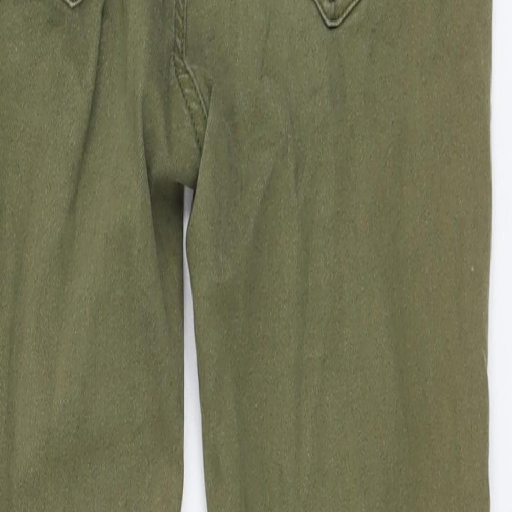 Saint Tropez Womens Green Cotton Skinny Jeans Size 6 L29 in Regular Button