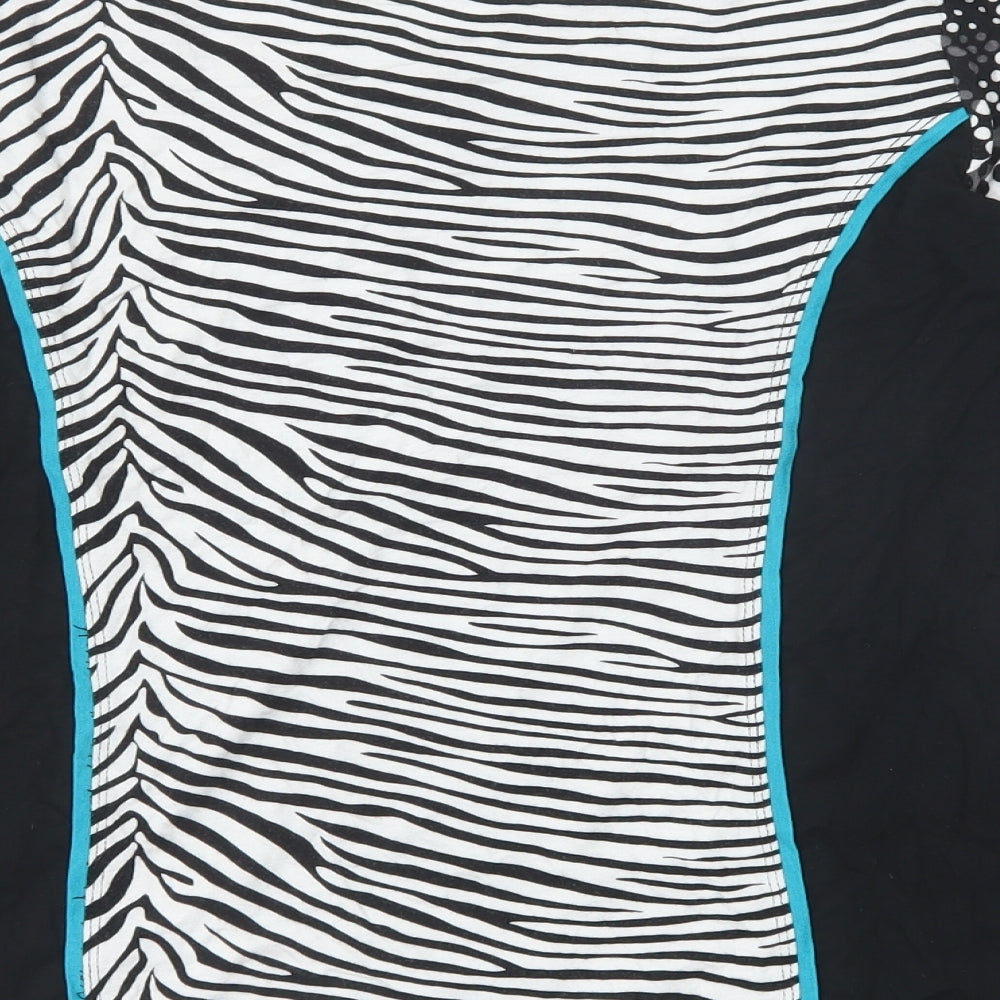 Womens UK Size XL Micha Black Basic T-Shirt