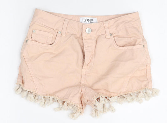 Womens UK Size 6 Miss Selfridge Regular Fit Hot Pants Shorts