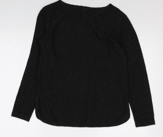 Womens UK Size S H&M Black Pullover Jumper