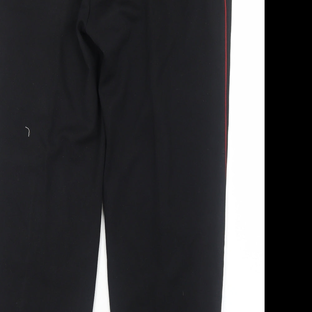 Trakman Sports Womens Black Cotton Trousers Size XL Regular Drawstring
