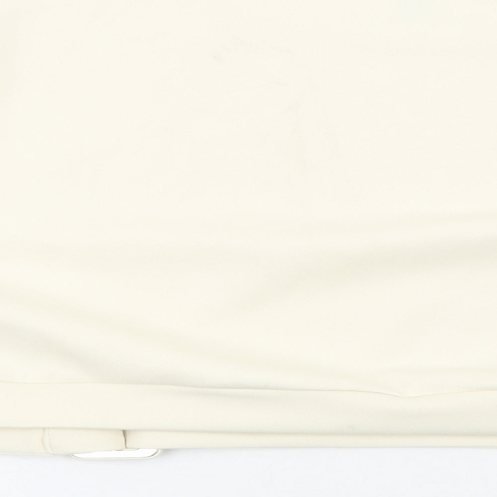 SheIn Womens Ivory Polyester Pullover Sweatshirt Size XL Pullover - Cropped