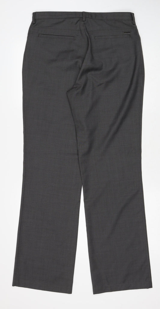 Womens UK Size 32 in NEXT Regular Fit Grey Trousers