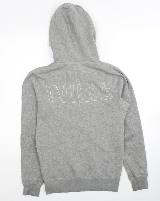 Womens UK Size XS Jack Wills Grey Pullover Hoodie