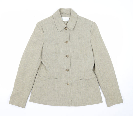 Womens UK Size 10 AMARANTO Beige Jacket