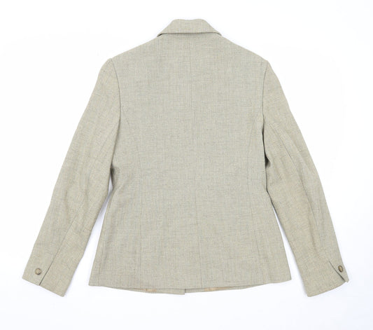 Womens UK Size 10 AMARANTO Beige Jacket