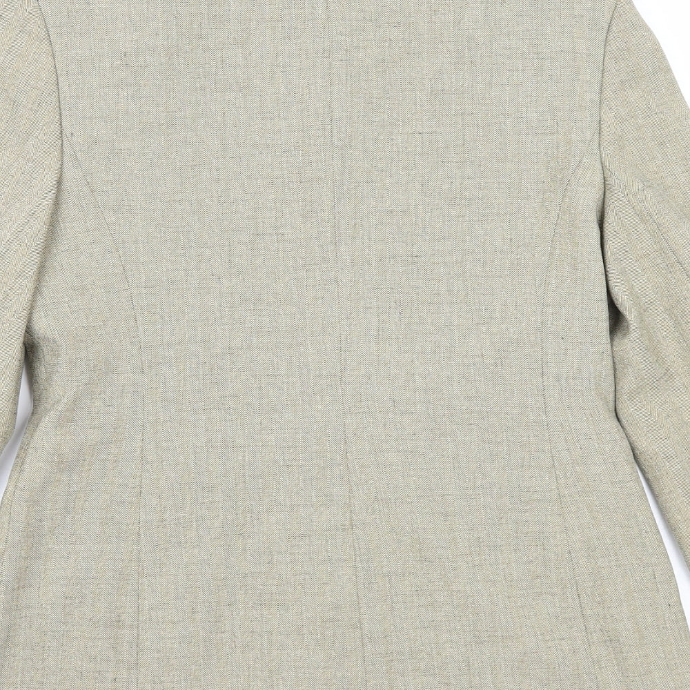 Womens UK Size 10 AMARANTO Beige Jacket