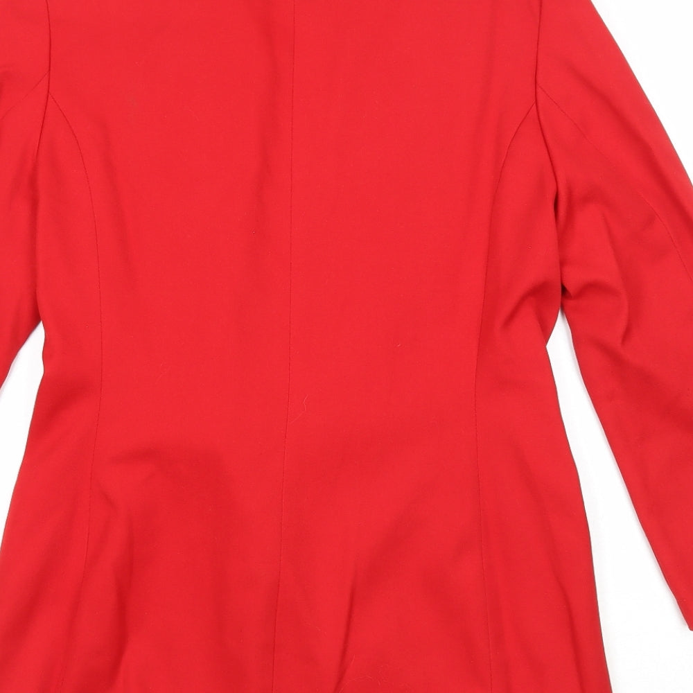 Womens UK Size 10 Charlotte Halton Red Jacket
