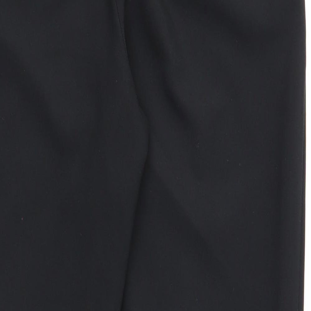 Womens UK Size 10 Dorothy Perkins Regular Fit Black Trousers