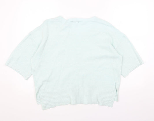 Womens UK Size 14 New Look Green Pullover Jumper