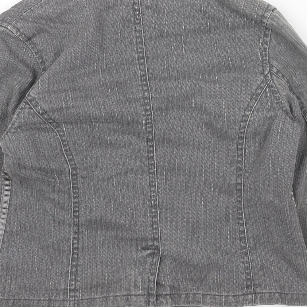 Womens UK Size XS EDC Grey Jacket