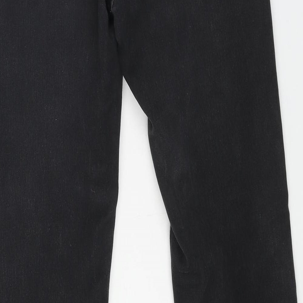 TEMT Womens Black Cotton Skinny Jeans Size 8 L31 in Regular Button