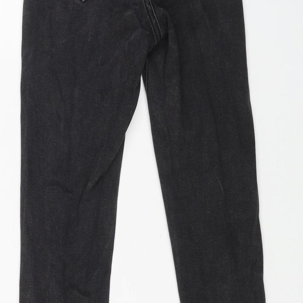 ASOS Womens Grey Cotton Skinny Jeans Size 26 L32 in Regular Button