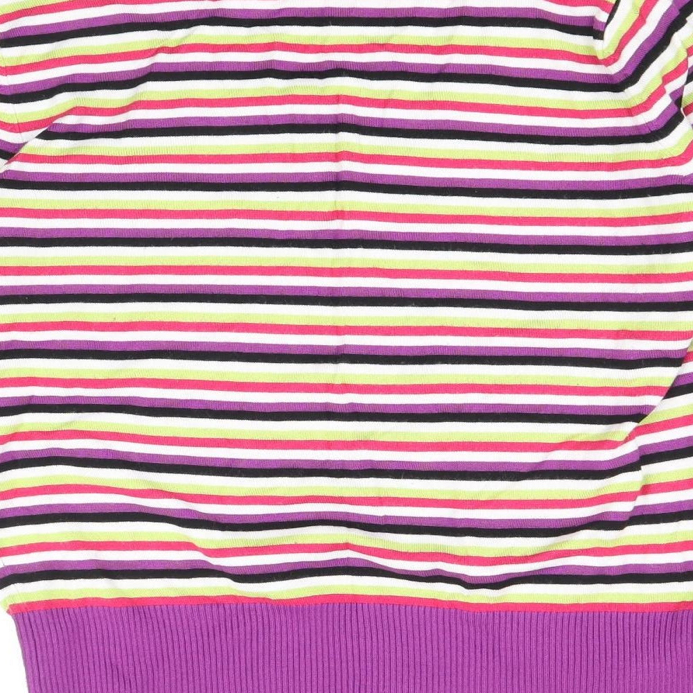 Womens UK Size M CC Multicoloured Pullover Jumper
